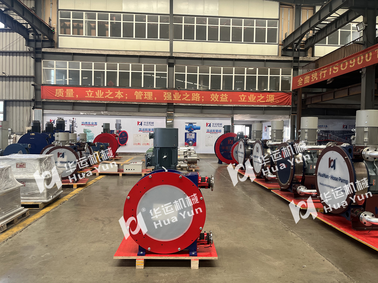 Huayun Hose Pumps Shipped to Europe for Water Treatment Projects